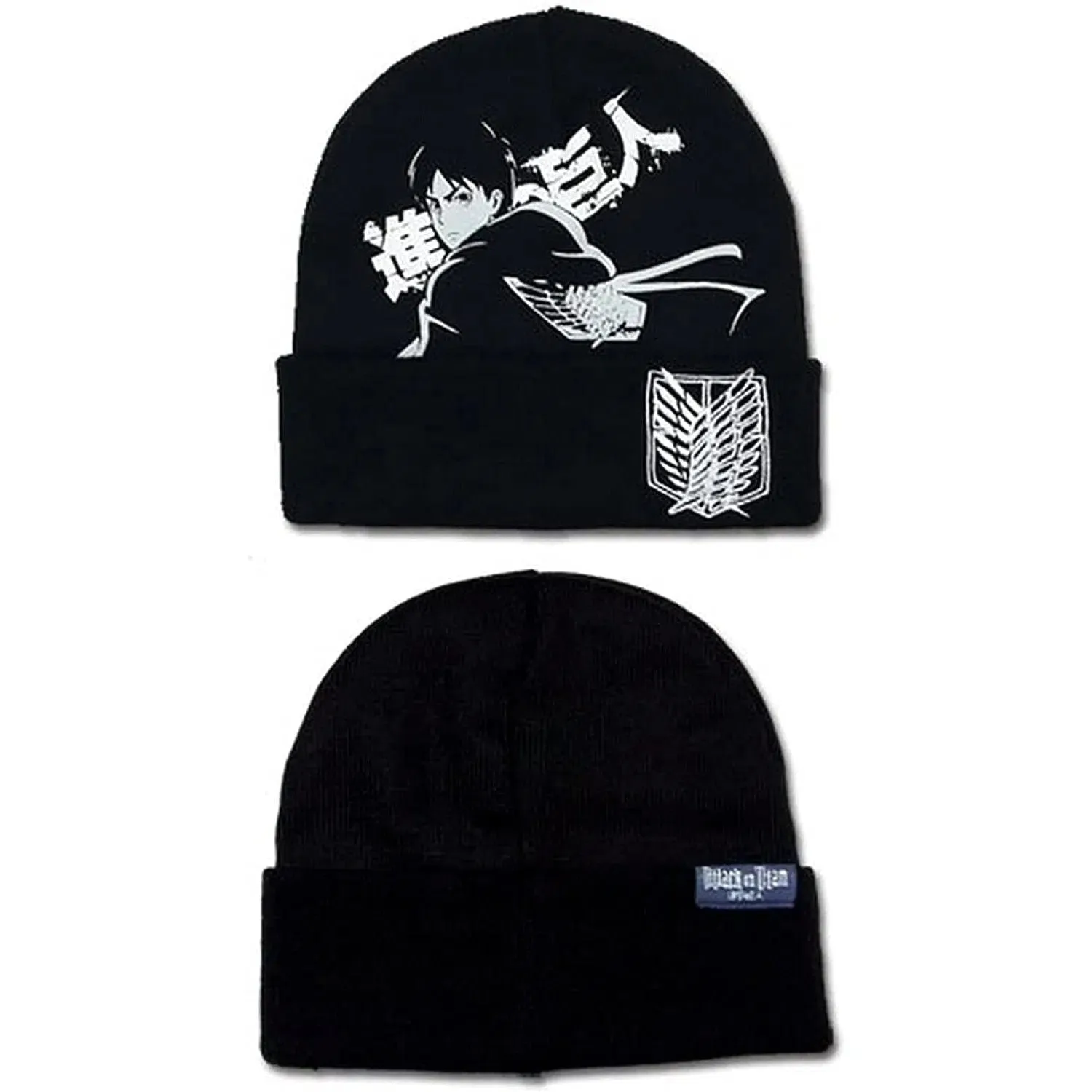 Attack on Titan - Eren Jaeger Scout Regiment Beanie Hat (Black) - Great Eastern