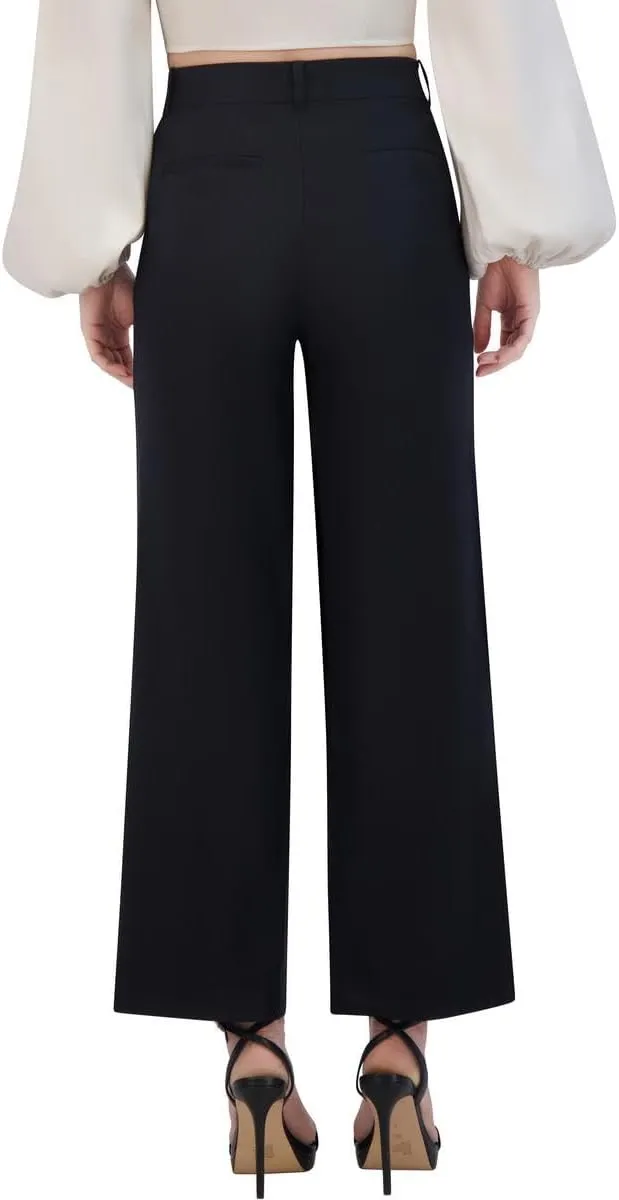 BCBGMAXAZRIA Women's Straight Leg Trouser Pants