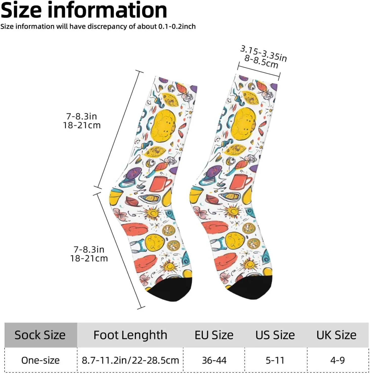 Colorful Hand Drawn Feathers On White Print Fun Socks,Novel Crazy Cool Socks,Pattern Funky Novelty Socks,Unisex Socks