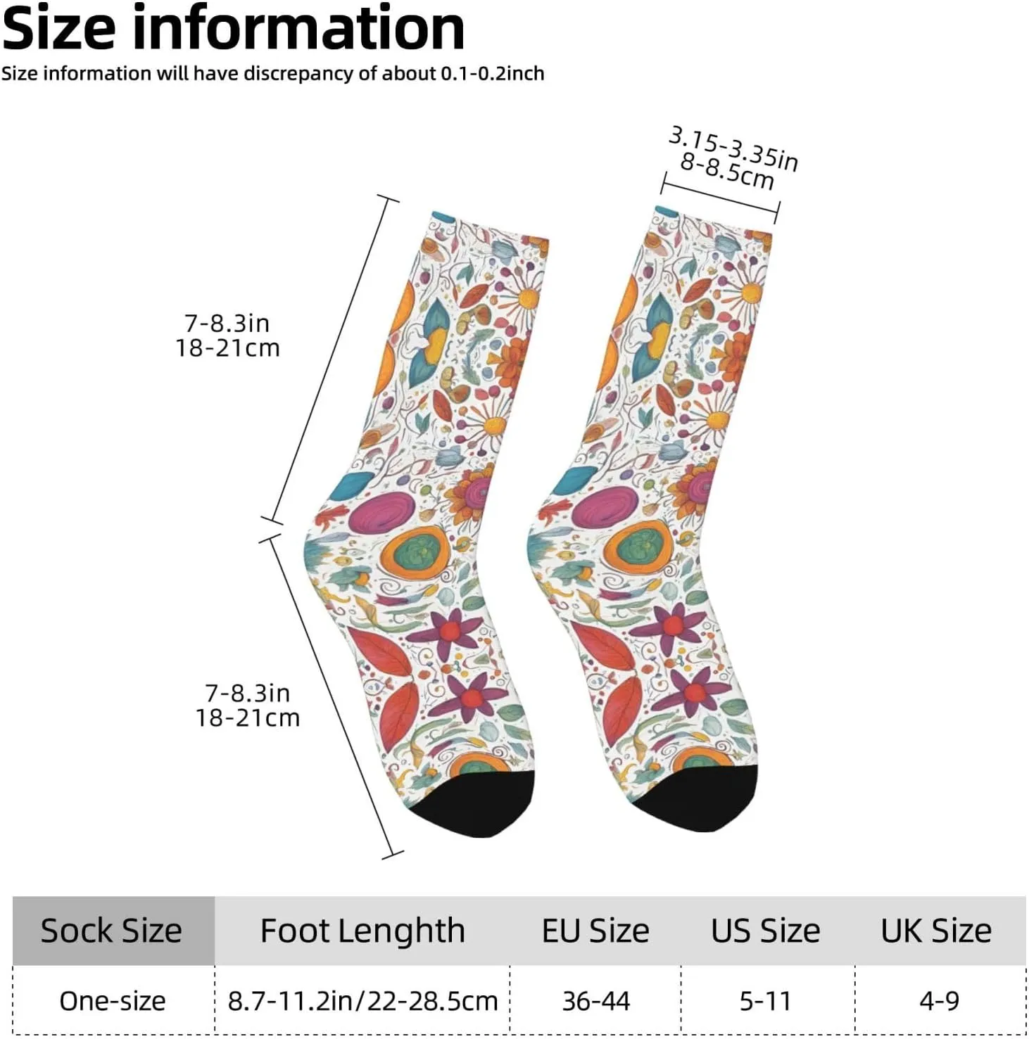 Colorful Hand Drawn Feathers On White Print Fun Socks,Novel Crazy Cool Socks,Pattern Funky Novelty Socks,Unisex Socks