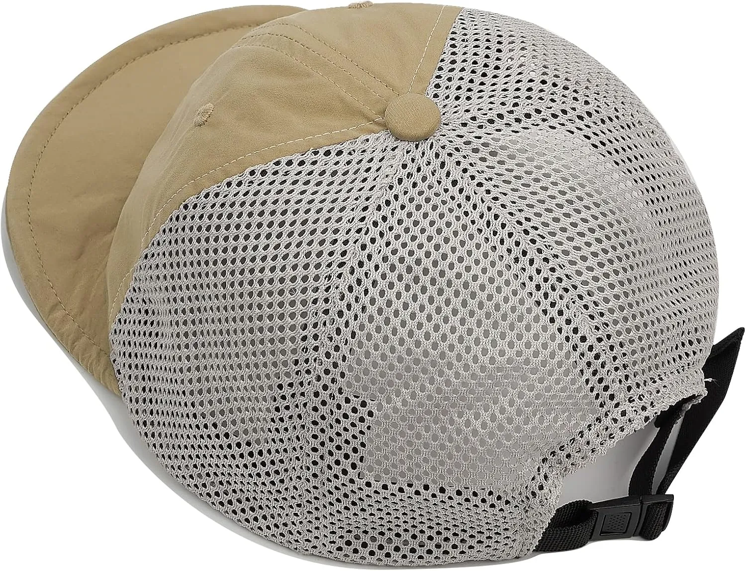 Croogo Breathable Short Brim Baseball Cap Mesh Trucker Hat Soft Flat Bill Dad Hats Lightweight Ultra Thin Sport Sun Cap
