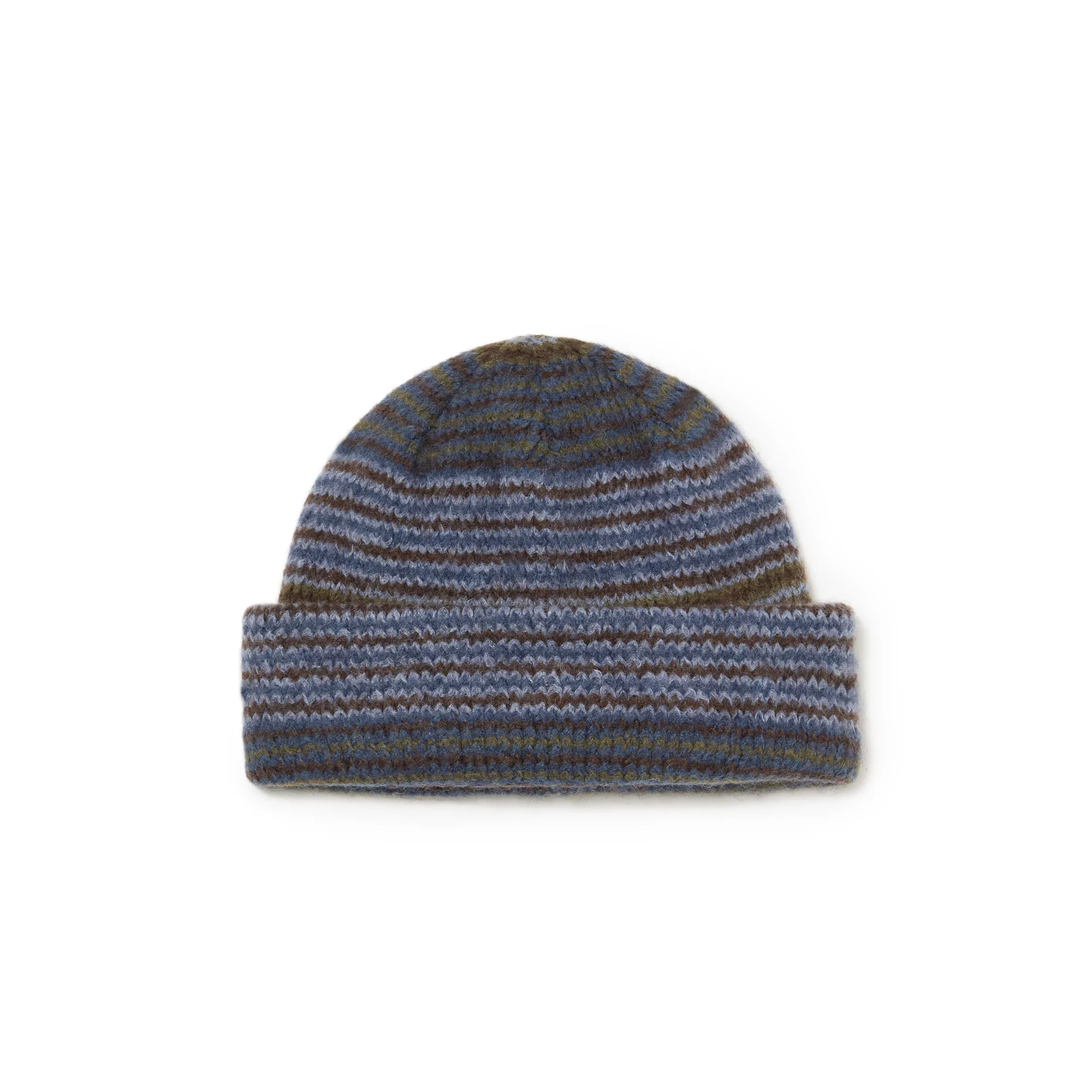 GEORGE BEANIE BLUE GREEN STRIPE