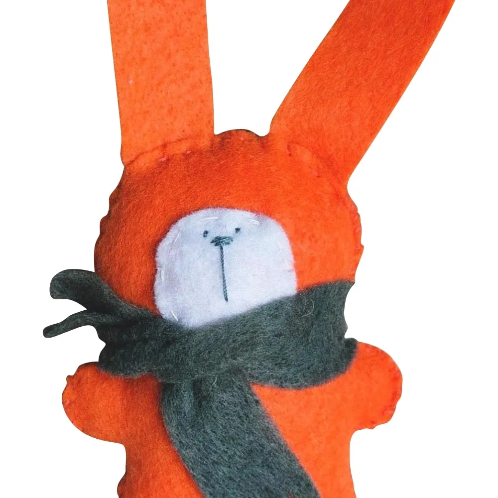 Handmade Stuffed Animals Hare Rabbit Felt Fleece Home Decor