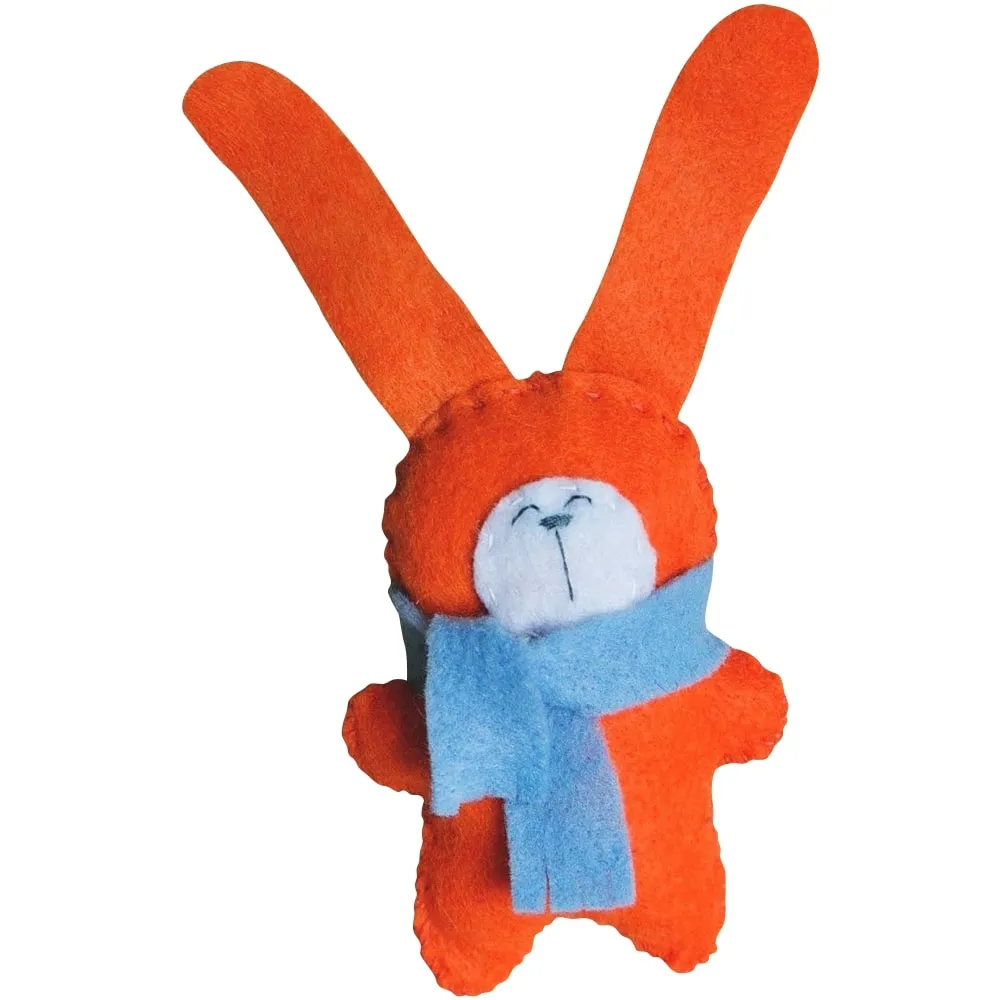 Handmade Stuffed Animals Hare Rabbit Felt Fleece Home Decor