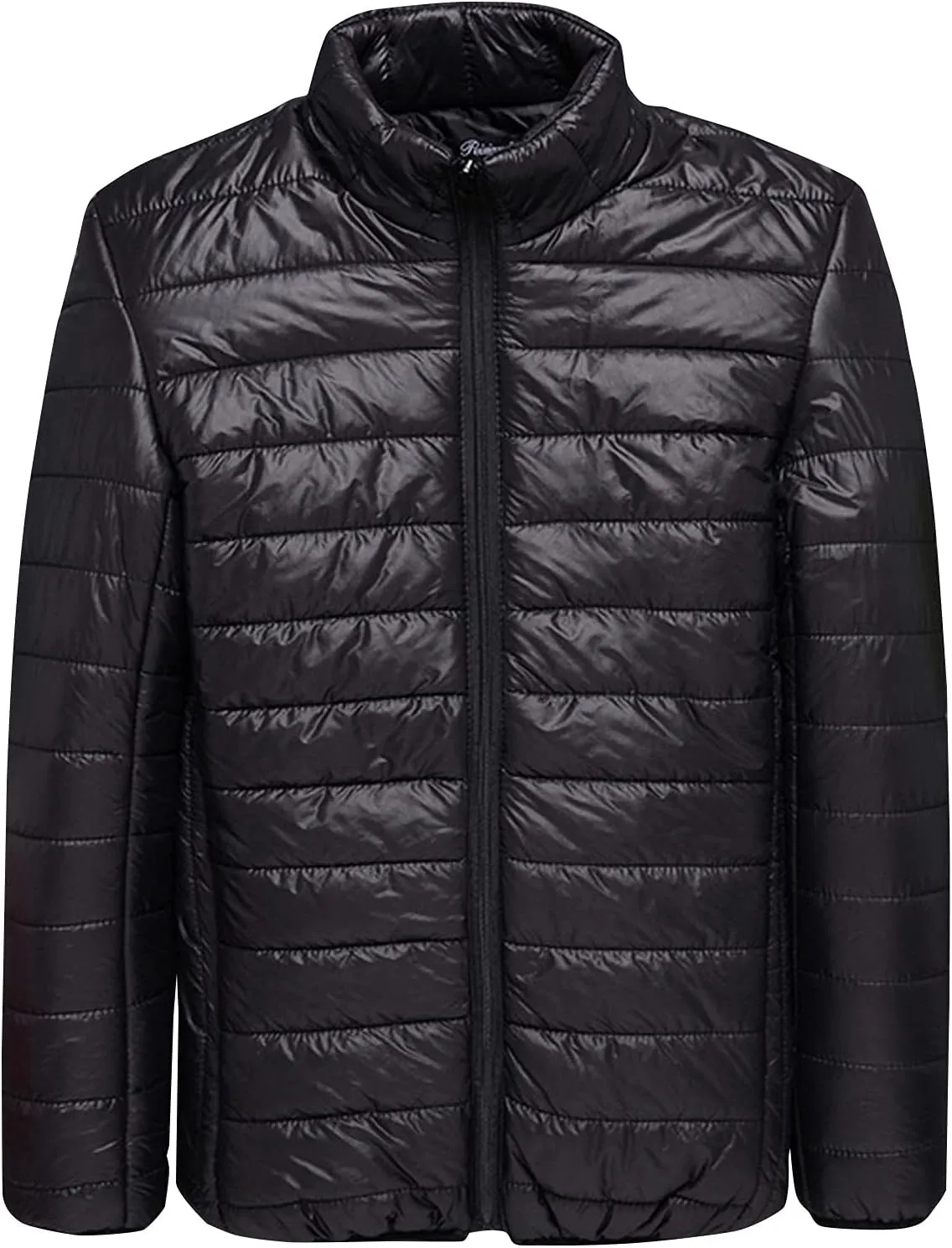 Men's Puffer Jacket Lightweight Packable Warm Down Coat Insulated Thermal Puffy Winter Jackets for Running Travel