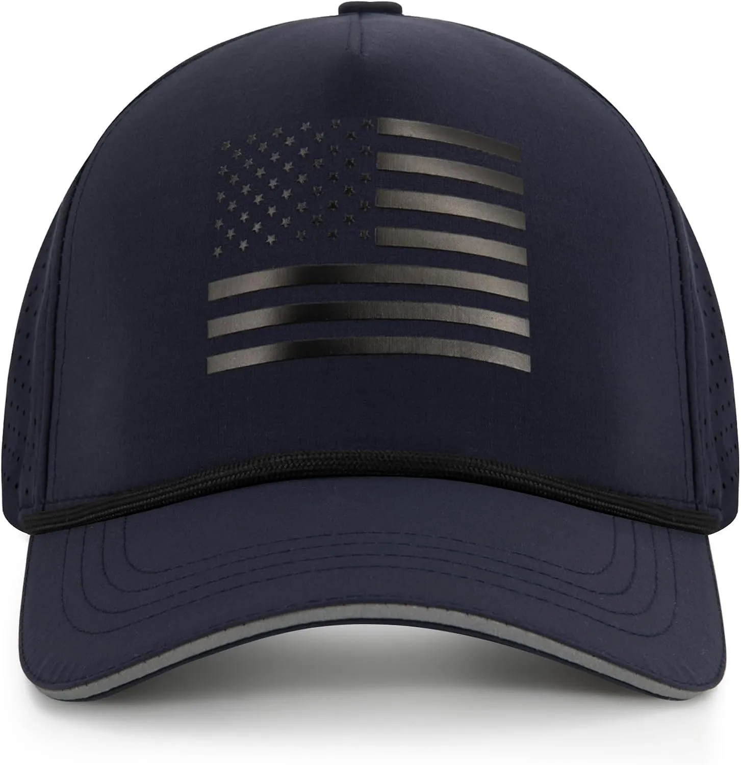 Oversize XL XXL XXXL American Flag Trucker Hat, Waterproof Quick Dry Snapback Hats, Large USA Baseball Cap for Men Big Heads