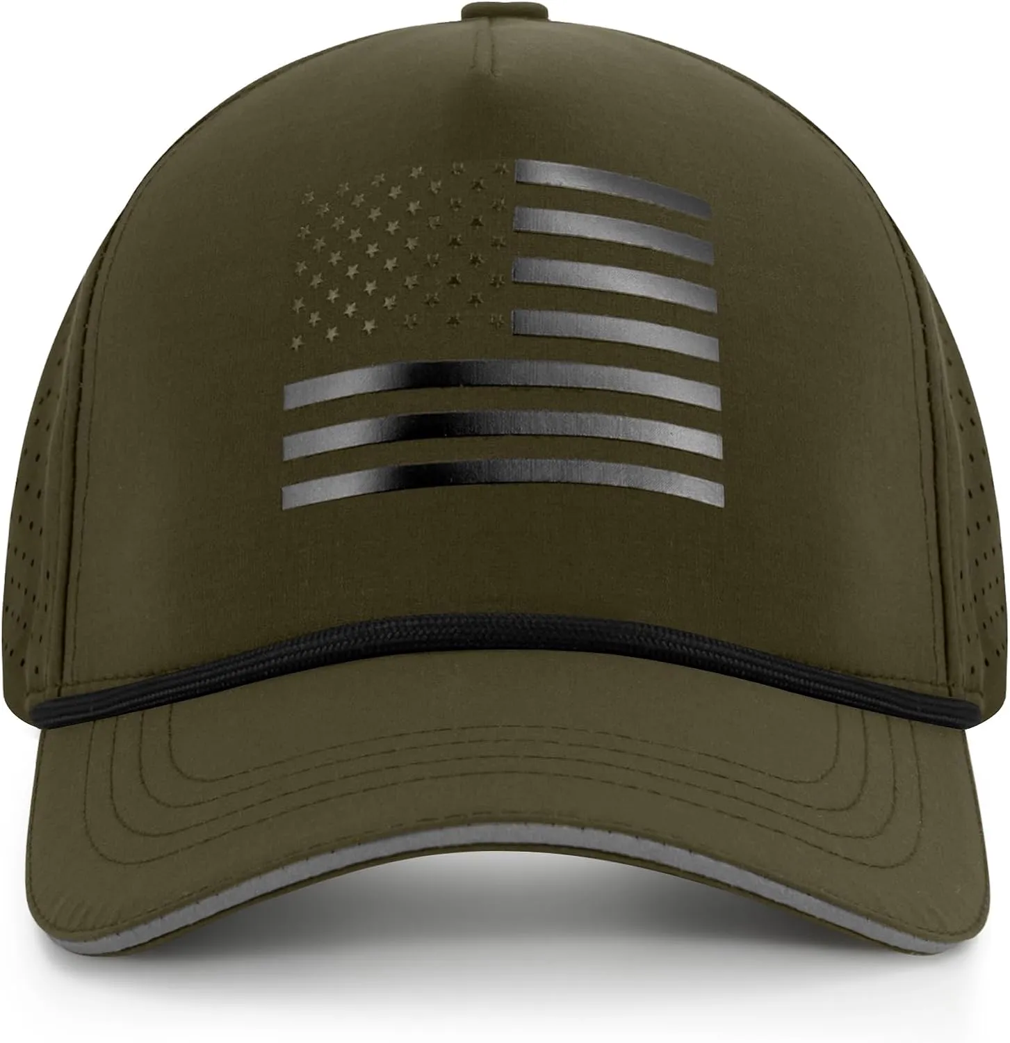 Oversize XL XXL XXXL American Flag Trucker Hat, Waterproof Quick Dry Snapback Hats, Large USA Baseball Cap for Men Big Heads