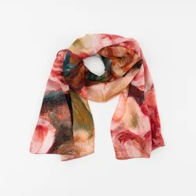 Renoir "Roses" scarf