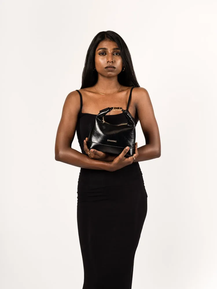 The Bella Black Hand Bag