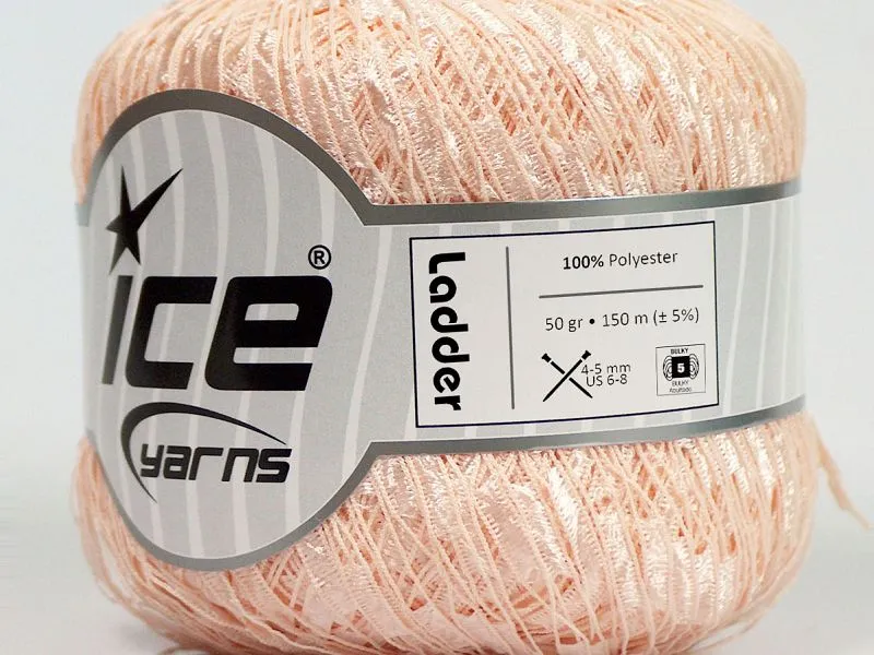 Trellis Ladder Yarn - Blush