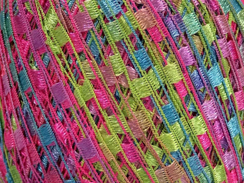 Trellis Ladder Yarn - Cheerful (mini)