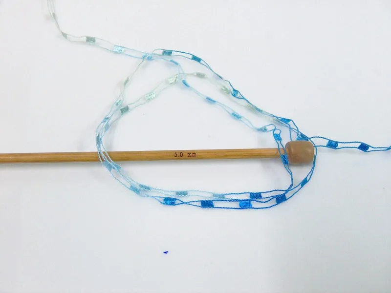 Trellis Ladder Yarn - Waterfall (mini)