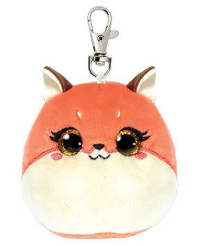 TY Squishy Beanies Clip Roxie Fox