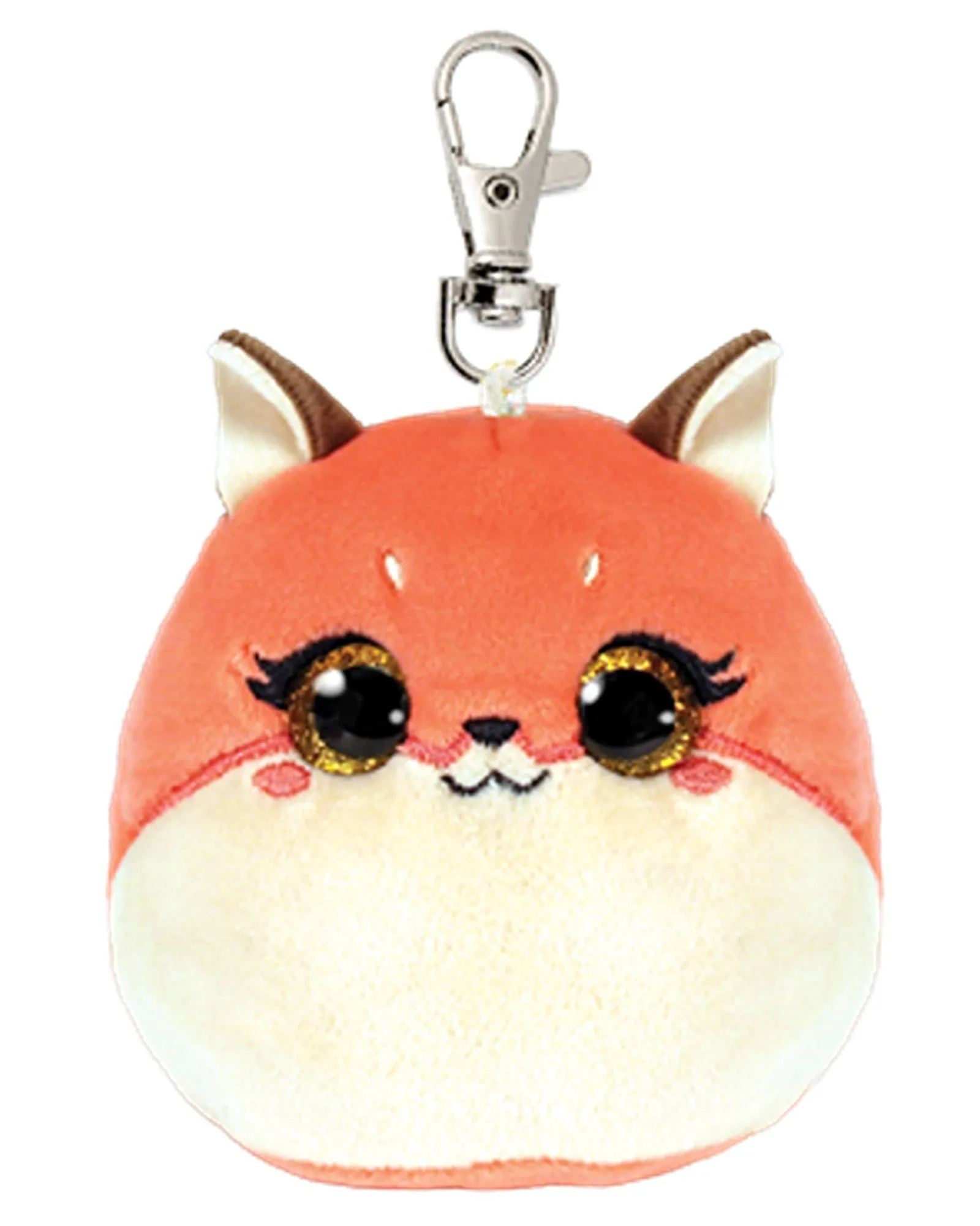 TY Squishy Beanies Clip Roxie Fox