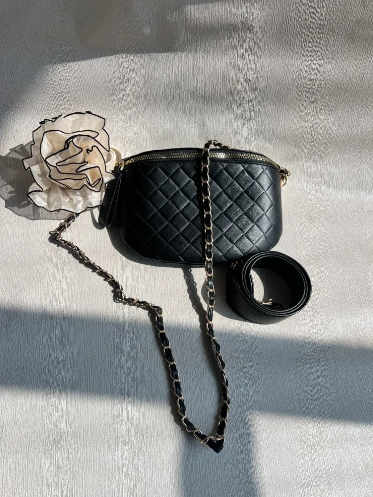 Versa Black Sling Bag  