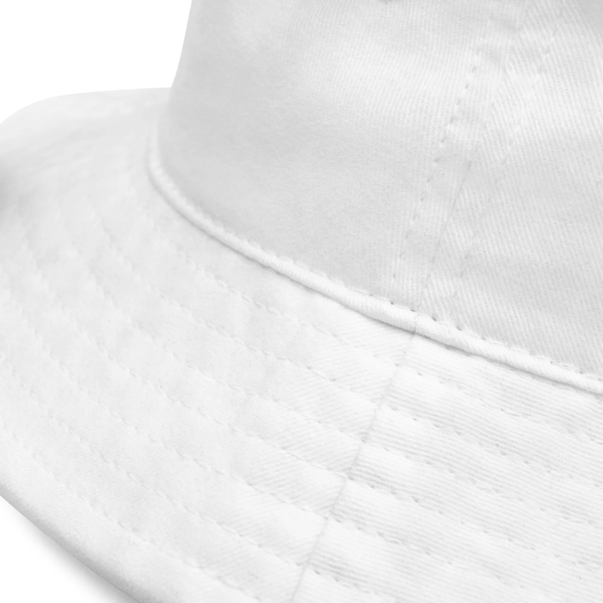 White Bucket Hat (Glamourange Collection Premium Bucket Hats)