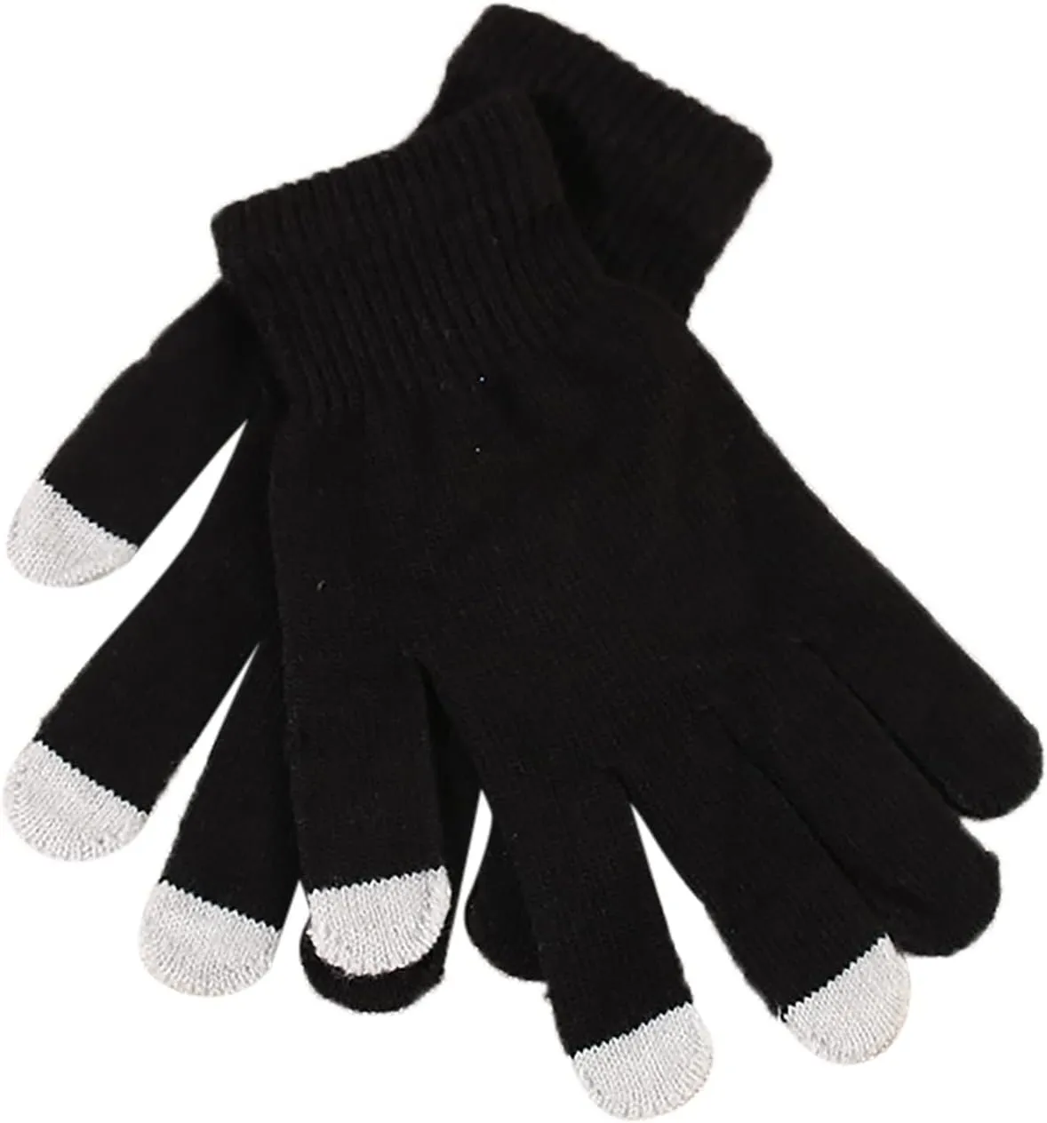 Winter Warm Touchscreen Gloves for Women Soft Knitted with Touch Screen Fingers Texting Elastic Thermal Hiking Glove