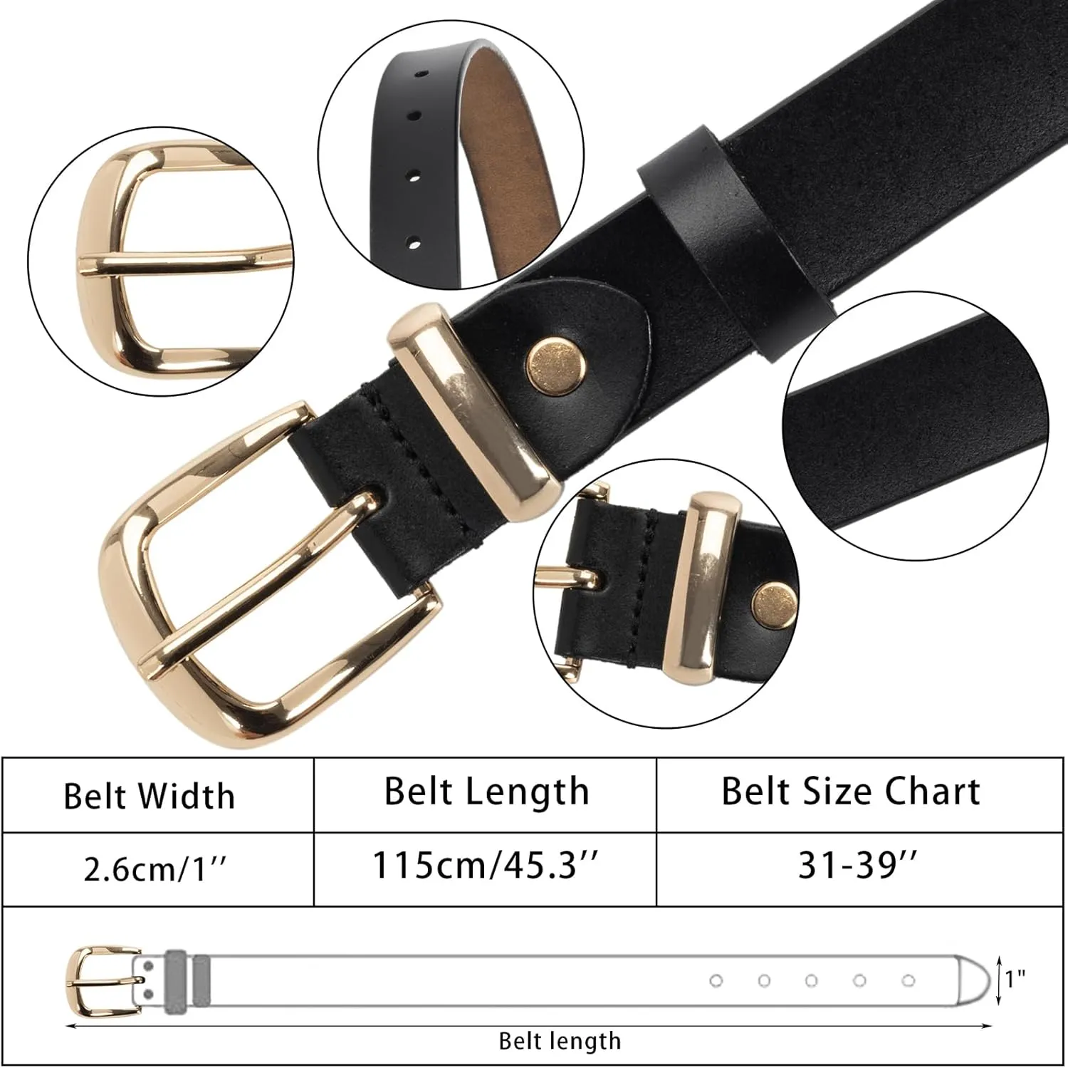 Women-Leather-Belt for Jeans Pants Adjustable-Fashion-Casual-Waist-Belts Hollow Flower Belt for Ladies Girls