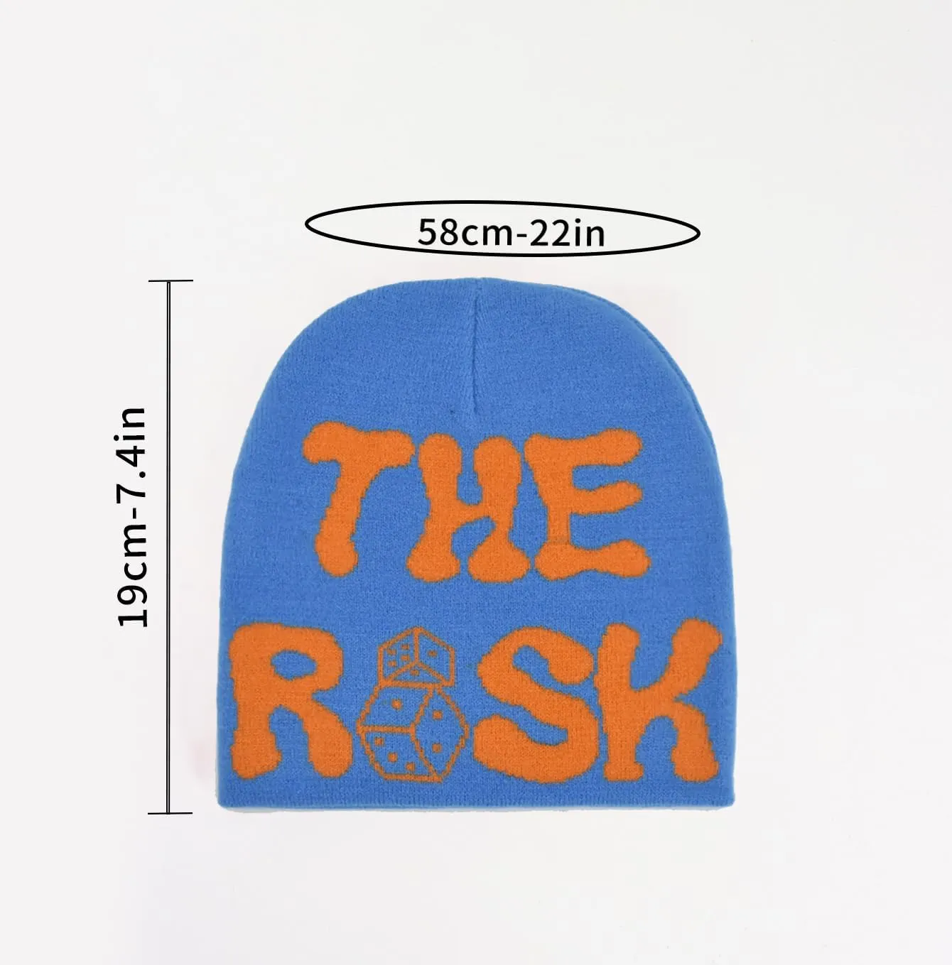 Y2K Beanies Letter Printing Knitted Hat Fashion Hip Hop Trend Beanie Winter Warm Woolen Hat for Women Man Pullover Hat