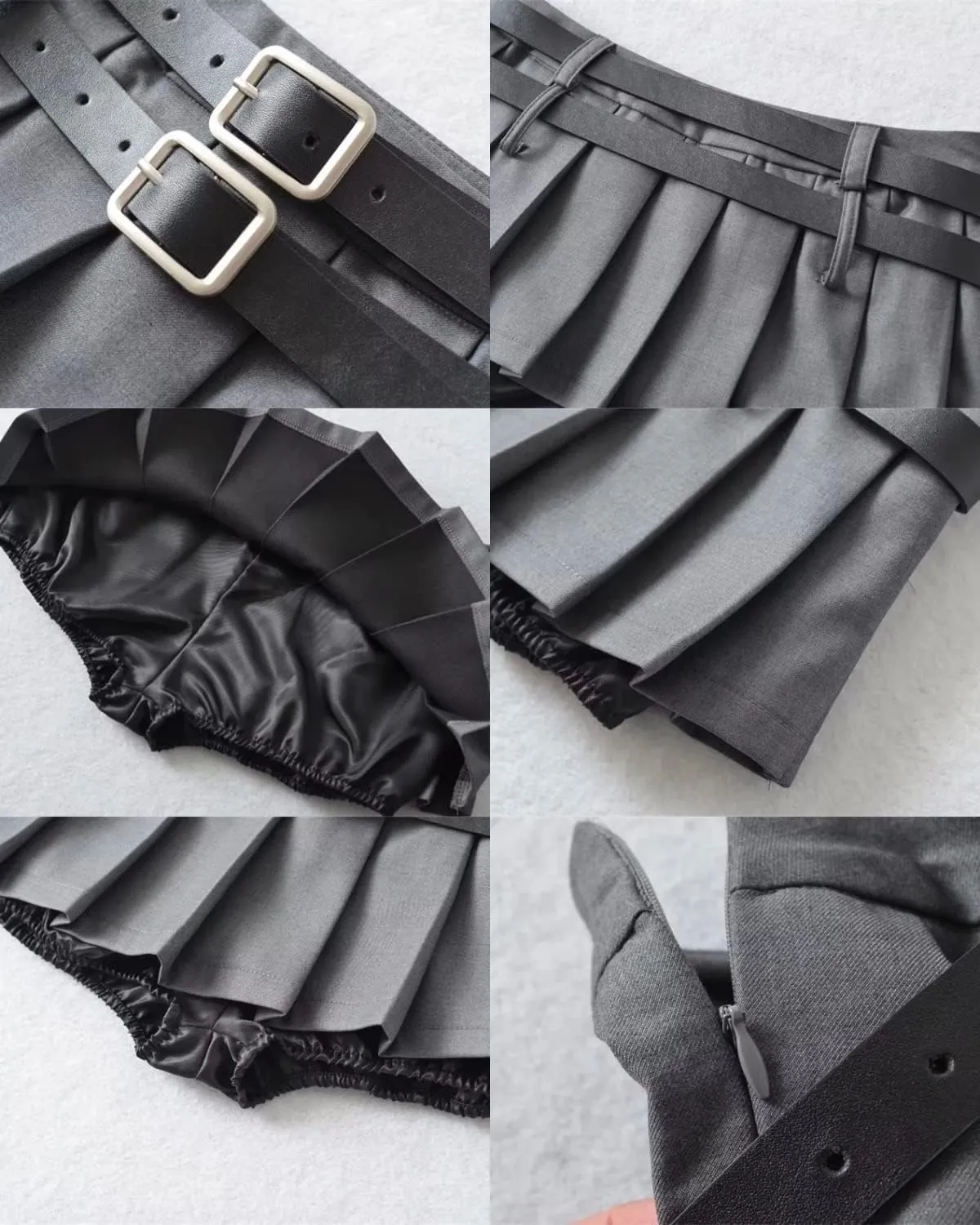YELLOOP Preppy Skirt Super Mini Skirt Y2k Skirt Low Rise Skirt Pleated Skirts for Women Sexy Skorts Skirts