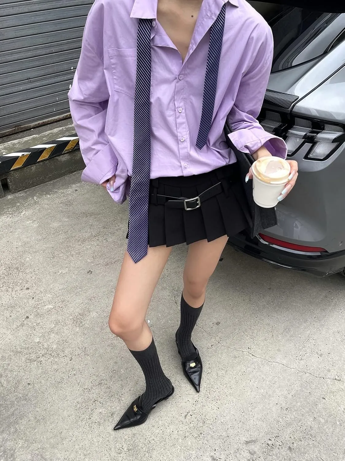 YELLOOP Preppy Skirt Super Mini Skirt Y2k Skirt Low Rise Skirt Pleated Skirts for Women Sexy Skorts Skirts